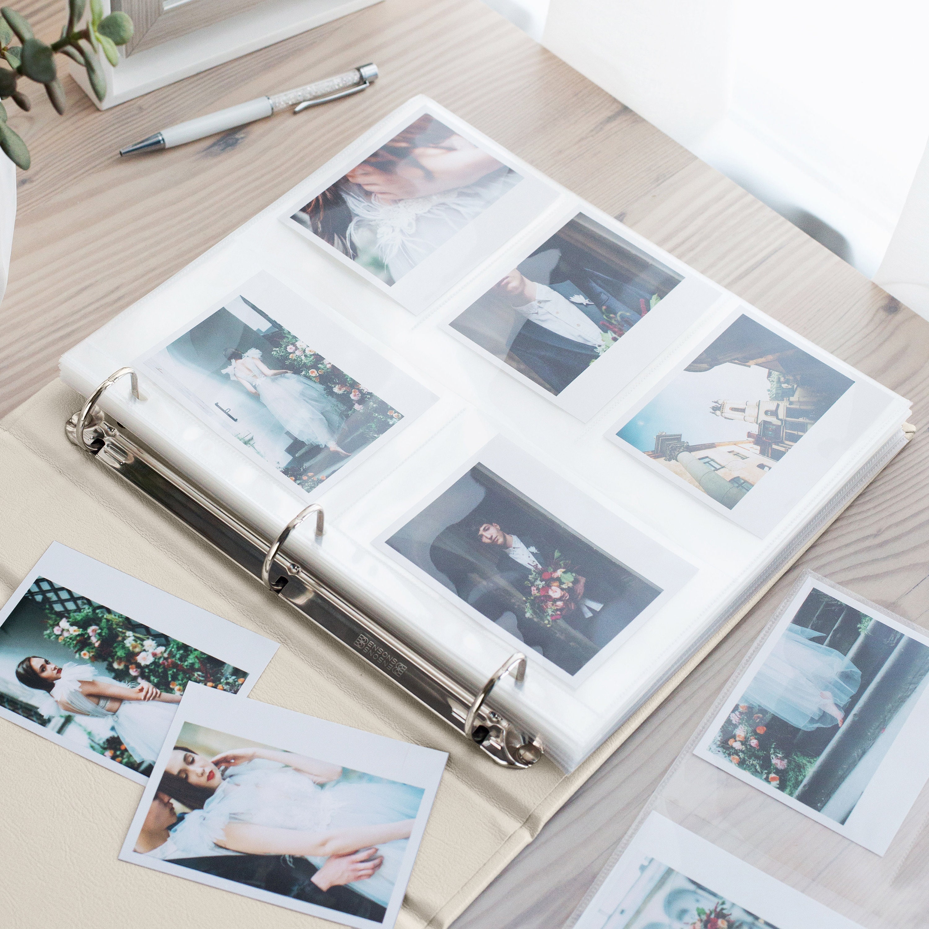 Wedding Guest Book Alternative, Instax Mini Album, Wedding Photo Album for  All Instant Films, Vertical Photo Booth Book for All Size Photos 