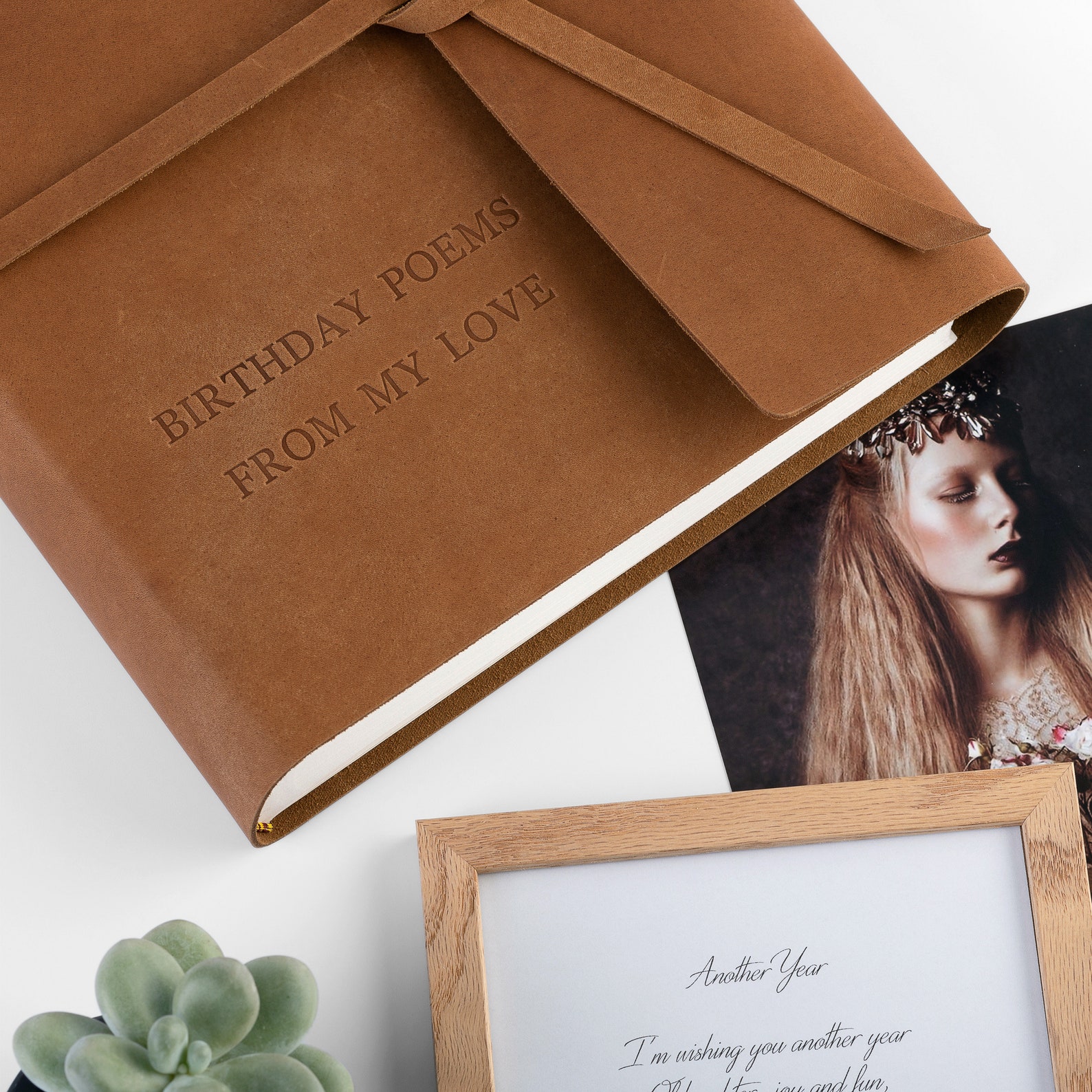 Rustic Leather Album Leather Scrapbook Album Vintage Leather Etsy