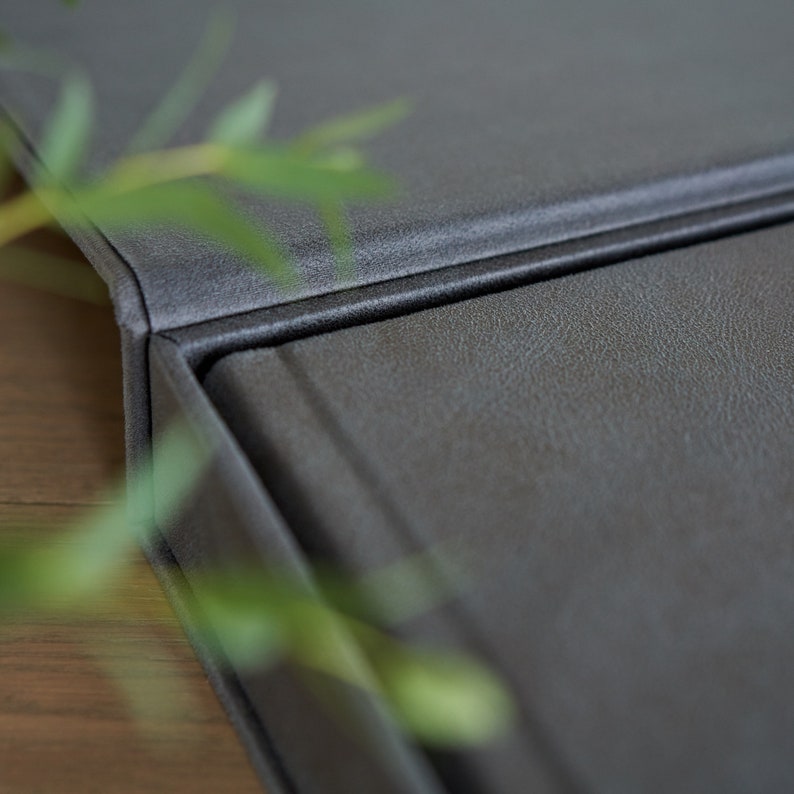 Leather Clamshell Box Photo Album Box Keepsake Box Custom Etsy