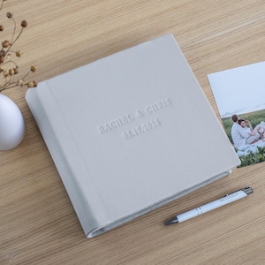 Velvet Photo Album with Sleeves | Holds 200 Photos in 4x6 or 5x7 Size | Personalized Album for Wedding, Baby, or Family Memories