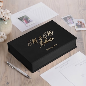 Personalisierte Hochzeit Rat Karten mit Box | Mad Libs Gästebuch Alternative | Brautparty Spiel | Heiratswünsche & Ratschläge, Andenken