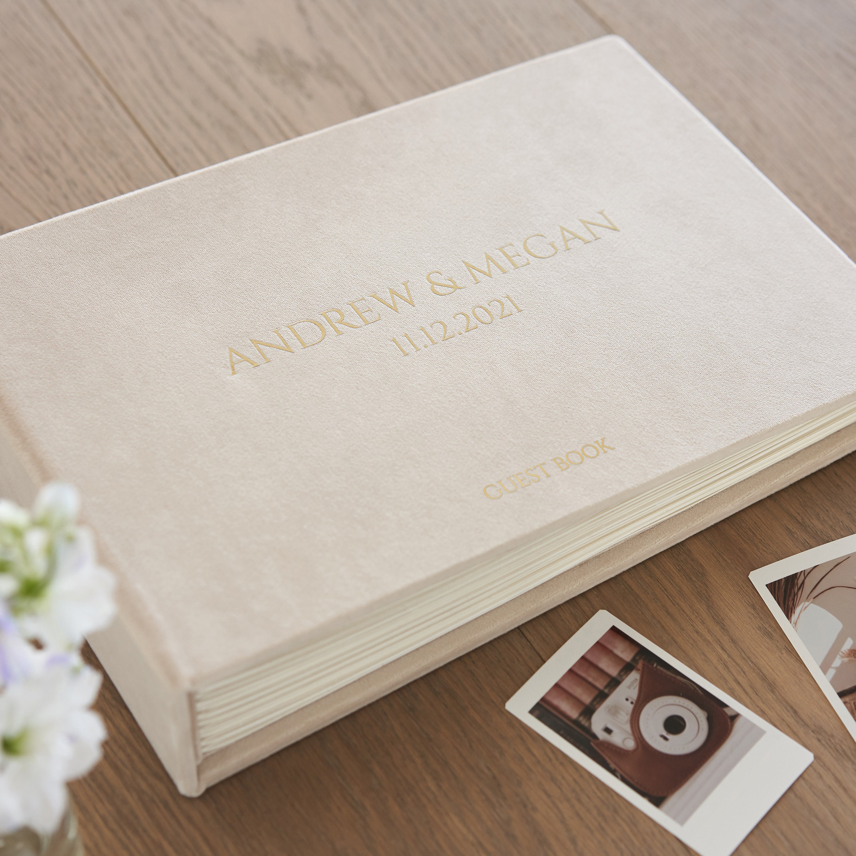 Photo Album DIY (210x250mm) - Polaroid Album, Wedding Book, Black