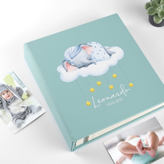 Album fotografico per bambini personalizzato, libro dei ricordi per  neonati, album di ritagli per bambini autoadesivo personalizzato, regalo di  compleanno per bambini, regalo per baby shower -  Italia