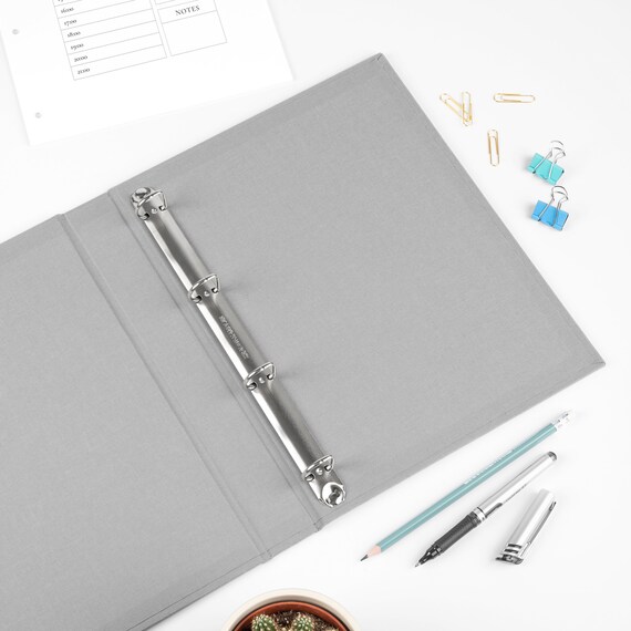 Personalised A4 Ring Binder, Luxury Ring Binder, Hand Made Ring Binder