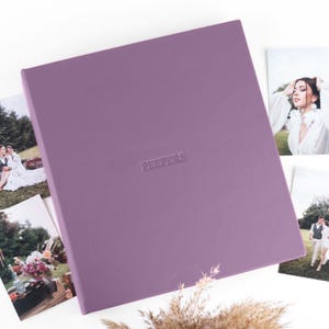 Leren fotoalbum met hoezen voor foto&#39;s van 4 x 6, reliëffotoalbum voor maximaal 1000 foto&#39;s