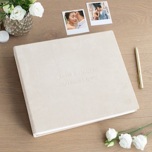 Wedding Guest Book Alternative, Suede Instax Mini Album, Bestseller Wedding Gift, Wedding Photo Album for all Photo Sizes, Photo Booth Book