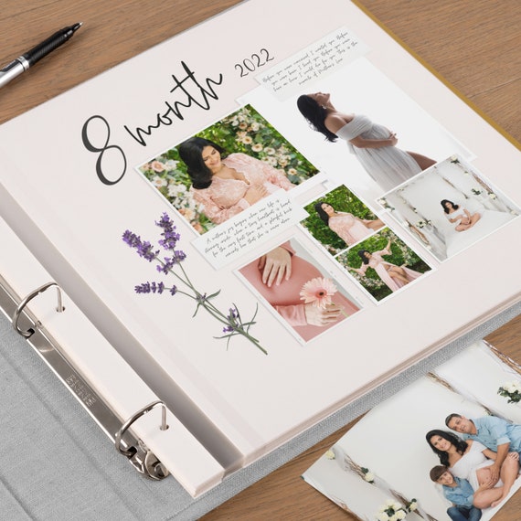 Personalized Scrapbook Album With Self-adhesive Pages, Vintage