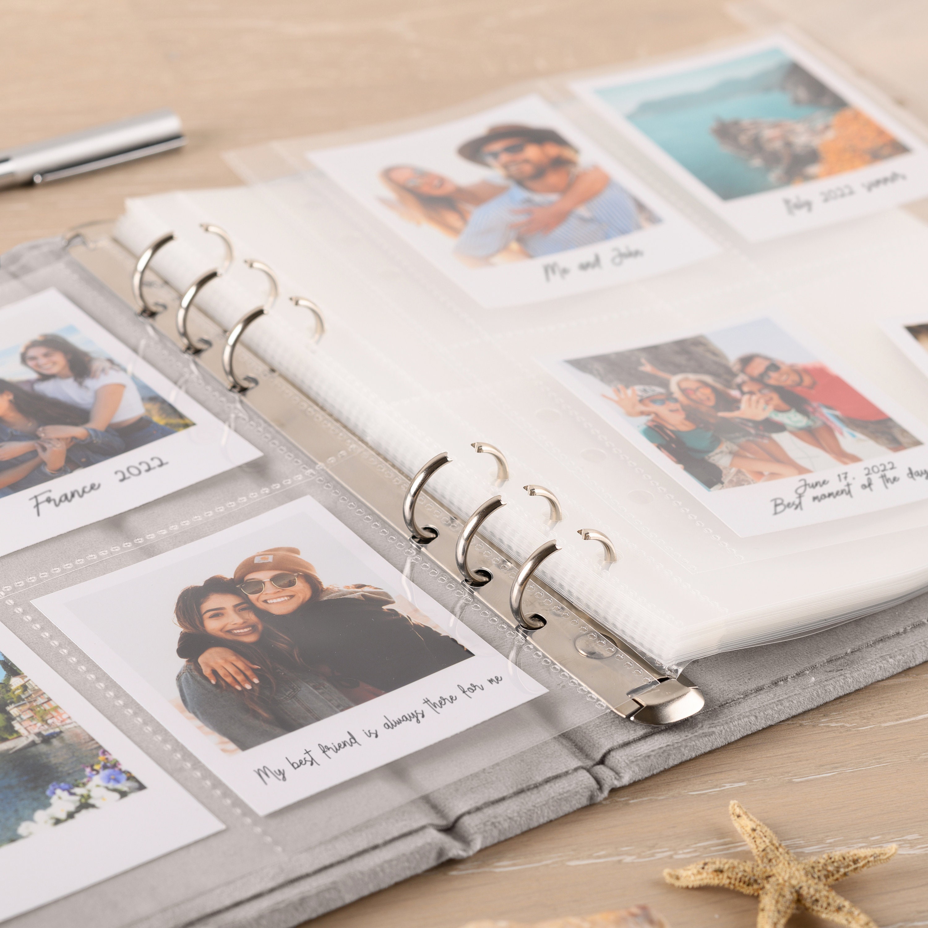 Flintronic Fotoalbum voor film, 3 inch, album met 256 vakken, fotoalbum