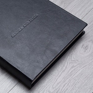 Large Leather Photo Album, Family Photo Album, Travel Photo Album, Leather Scrapbook Album