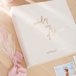 Wedding Guest Book Alternative, Instax Mini Album, Wedding Photo Album for all Instant Films, Photo Booth Book for all Size Photos