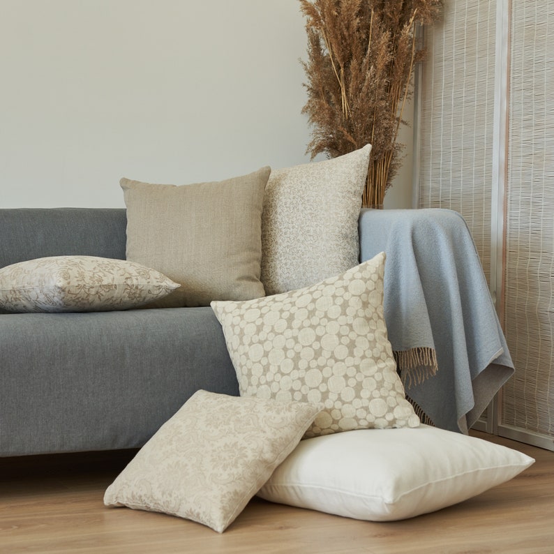 Linen Pillow Cover Natural Linen Throw Pillow Cover Etsy Denmark