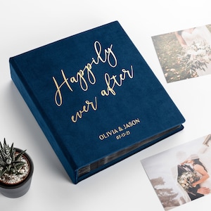 Photo Album With Sleeves for 40-400 4x6 or 5x7 Photos, Velvet Slip In Photo Album for 10x15 or 13x18cm Photos