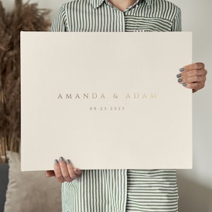 Album fotografico per matrimonio extra large, album fotografico di famiglia XXL personalizzato, album di ritagli in lino, album tradizionale, dimensioni personalizzate possibili