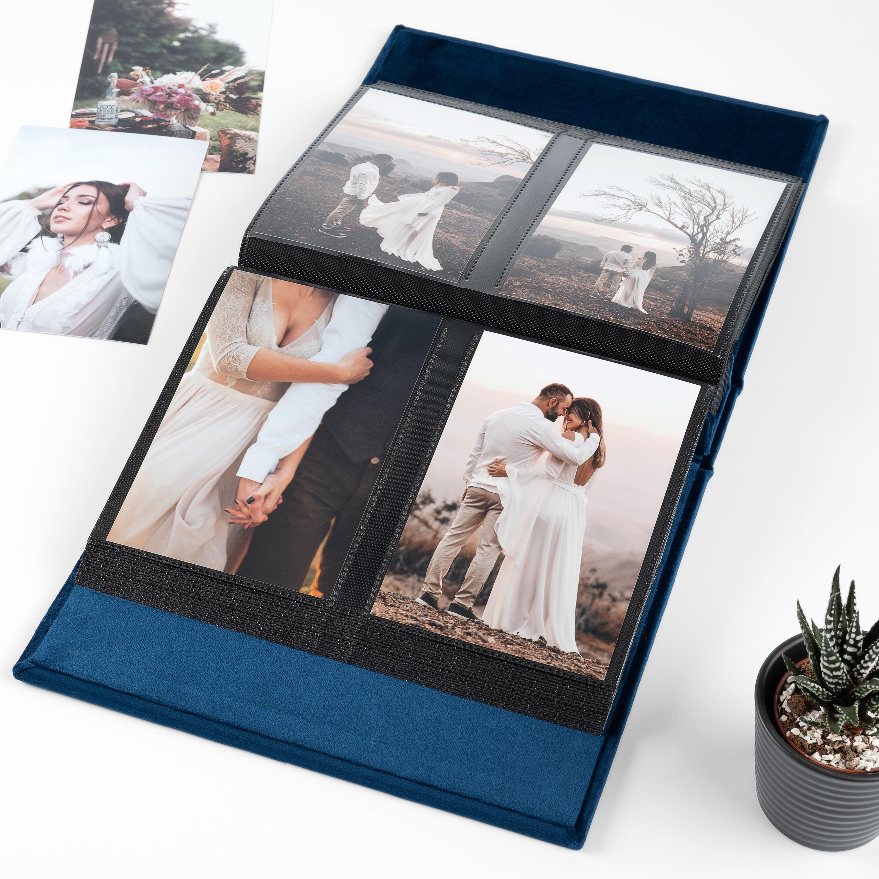 Vertical Photo Album With Sleeves for 40-400 4x6 Portrait Photos