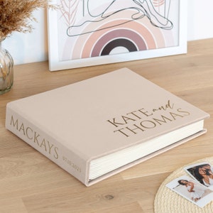 Wedding Guest Book Alternative, Instax Mini Wide Square Album, Wedding Photo Album for all Instant Photos, Photo Booth Book for 2x6 4x6