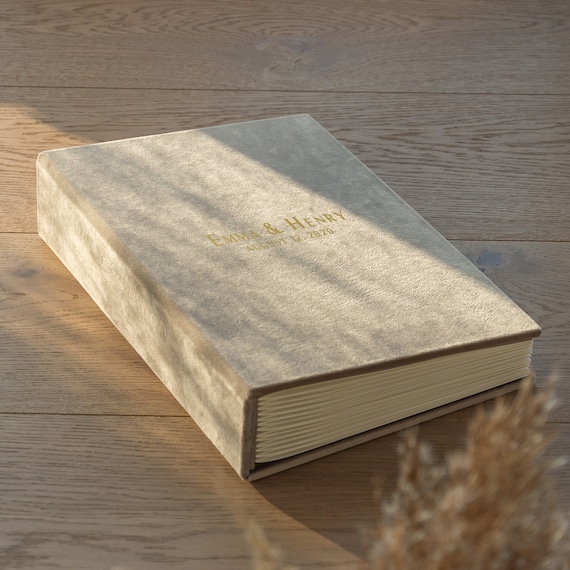 HYMENEX Libro degli ospiti alternativo per matrimoni, ricevimenti di nozze, libro degli ospiti con cuori in legno, per anniversario di matrimonio, compleanno, baby shower