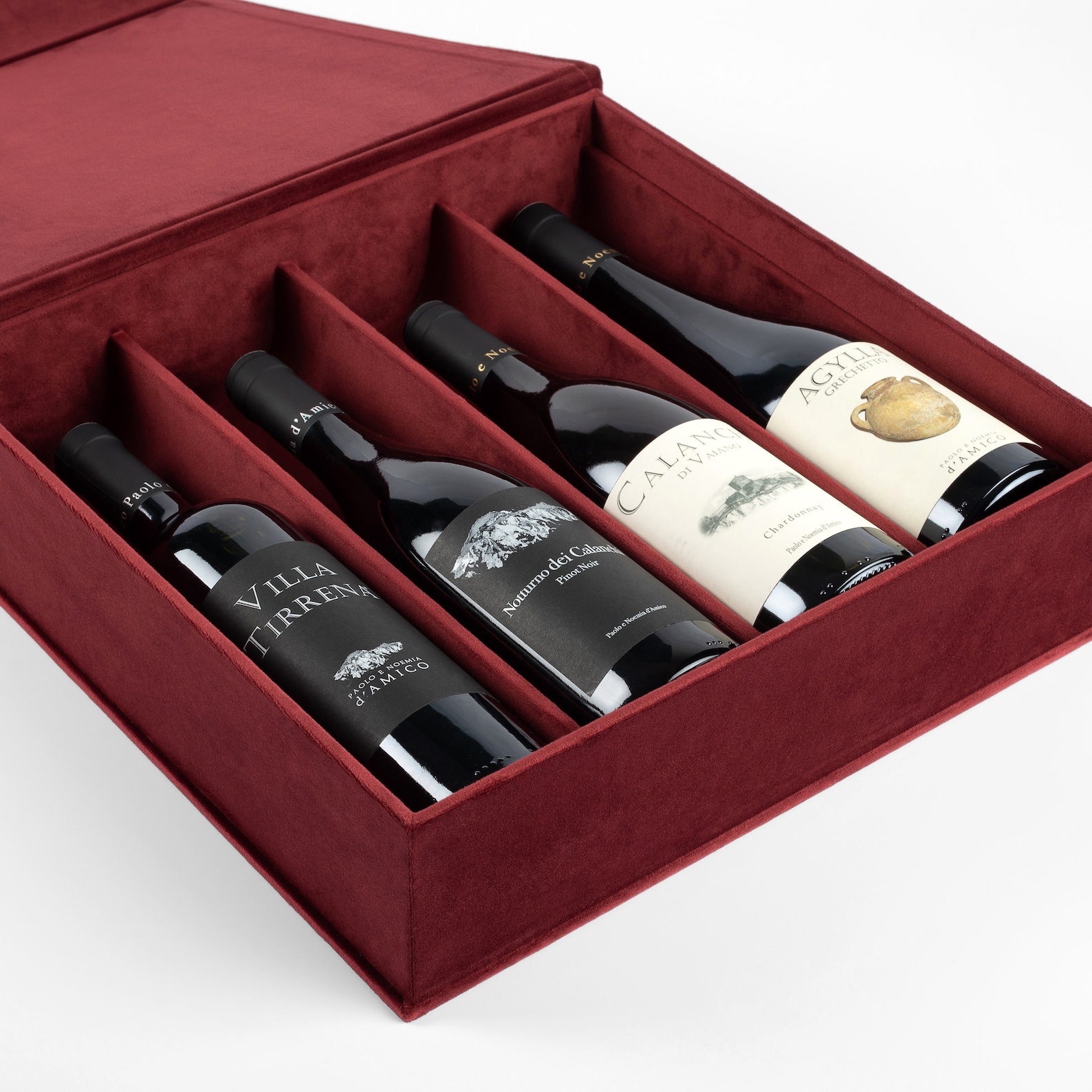 Personalized Box for 2-4 Wine Bottles, Champagne Gift Box for Wedding ...
