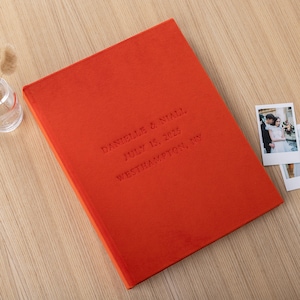 Instax Mini Photo Album | Personalized Slip In Photo Book for Fujifilm Instax Mini EVO, 40, 11, etc | Fits all Instant Photos up to 2.5x3.5
