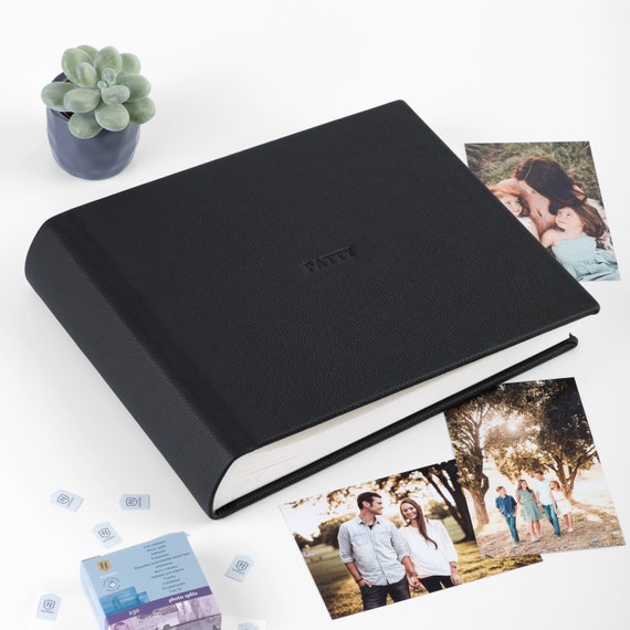 Leather Wedding Photo Album, Anniversary Album, Travel Photo Album, Large  Scrapbook Album 