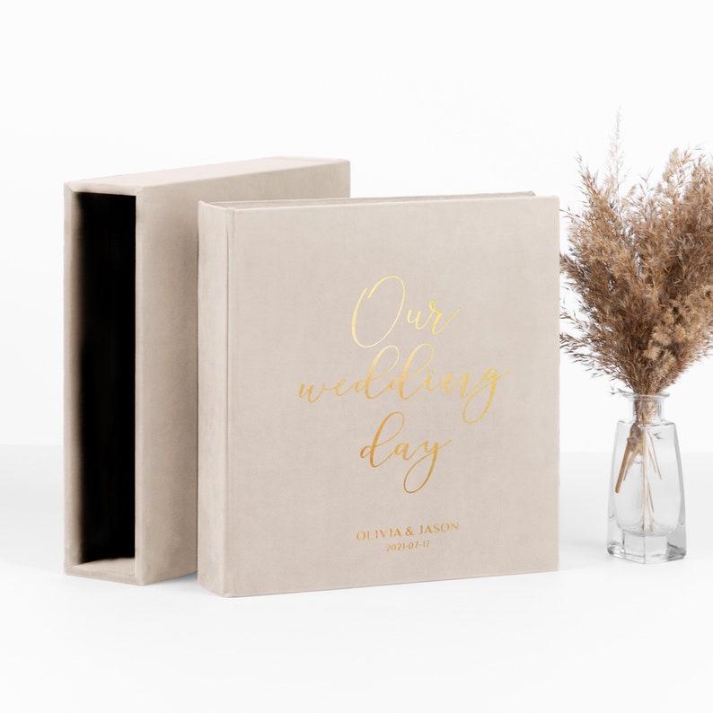 Wedding Photo Album With Sleeves for 4x6 Photos Large Velvet Etsy