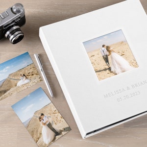 Wedding Photo Album With Sleeves for up to 1000 4x6 Photos, Large Green  Velvet Slip in Photo Album With Photo Window 