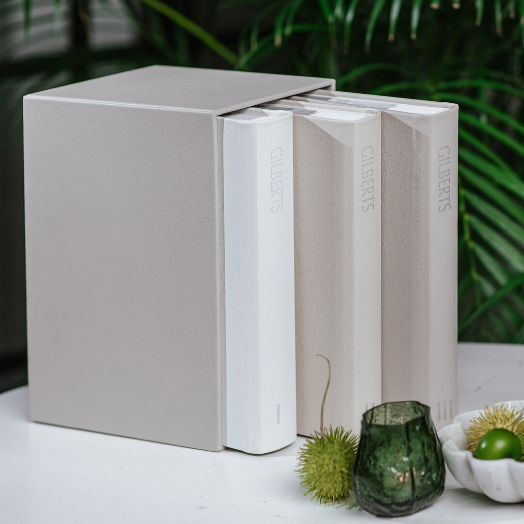 Wedding Slipin Photo Album for 300 4x6 Photos, Personalized Eco