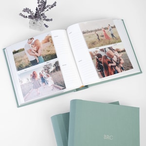 Photo Album With Sleeves for 200 4x6 or 5x7 Photos, Personalized Velvet Photo  Album With Sleeves and Slipcase optional 