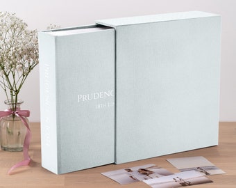 Large Wedding Photo Album With Sleeves for 100-1000 4x6" Photos, Personalized Slip-In  Photo Book for 10x15cm Photos, Hand Made in Europe