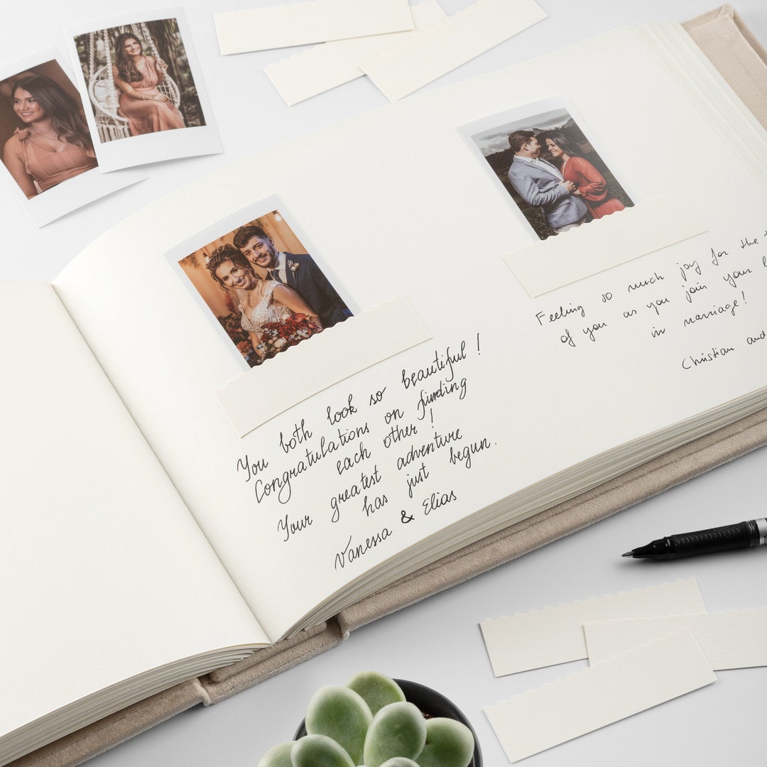 Photo Album Scrapbooking, DIY Photo Albums with 10 Metallic Pens, 80 Pages Scrapbooking  Book Handmad