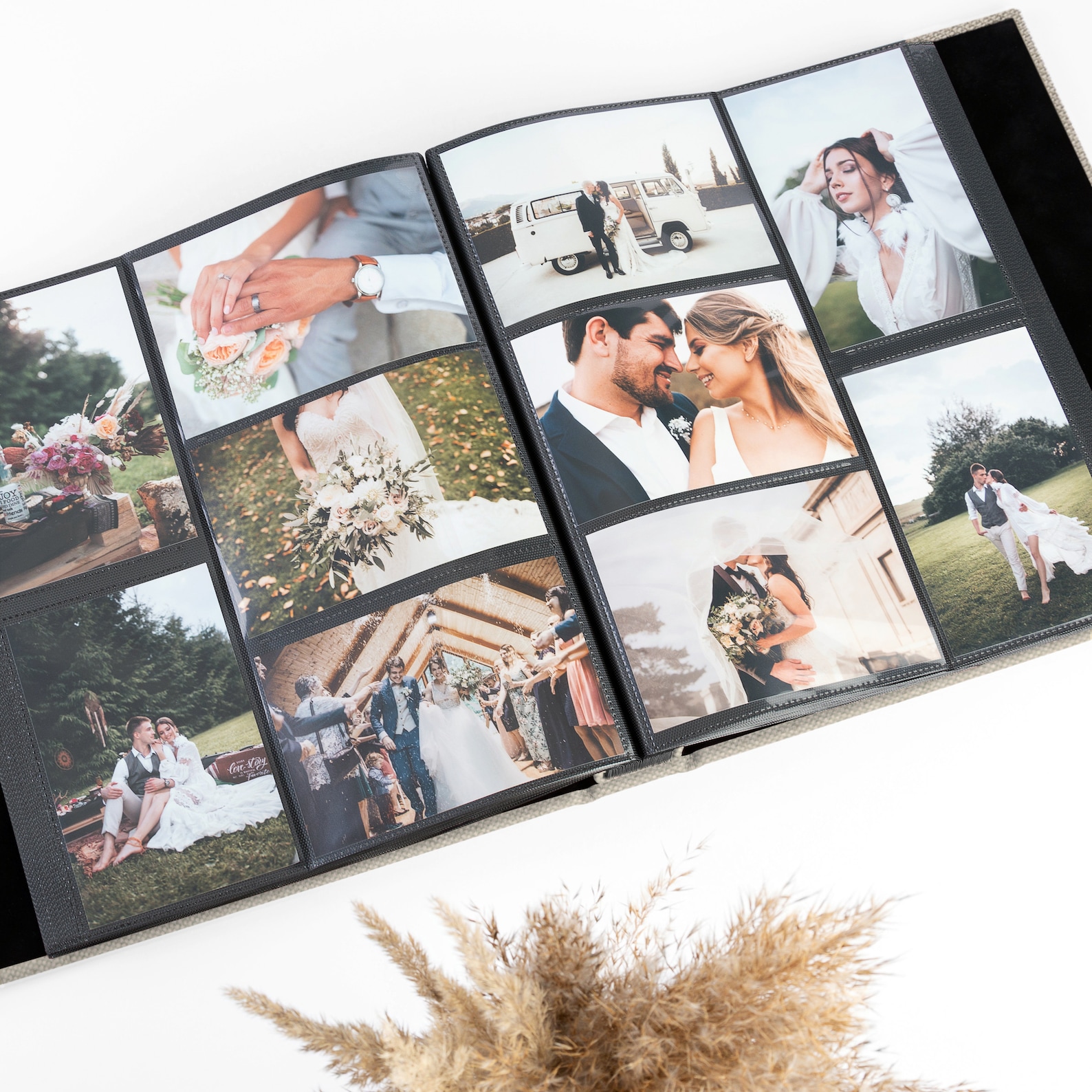 Wedding Photo Album With Sleeves for 4x6 Photos Linen Slip in Etsy