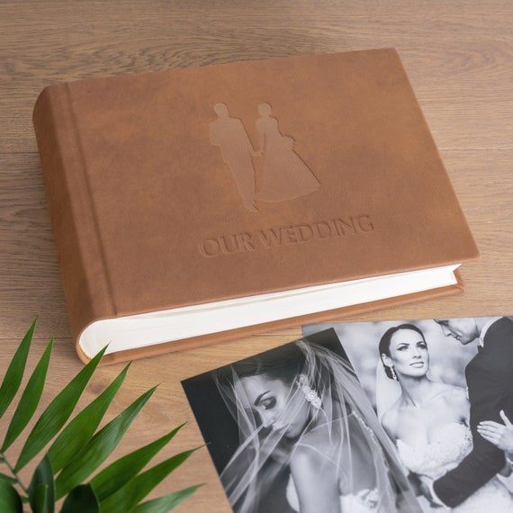 Gusti Album Fotografico In Pelle Marrone - Libro Mila Con Carta Fatta A Mano, Concia Vegetale, Prodotto Artigianale - 2