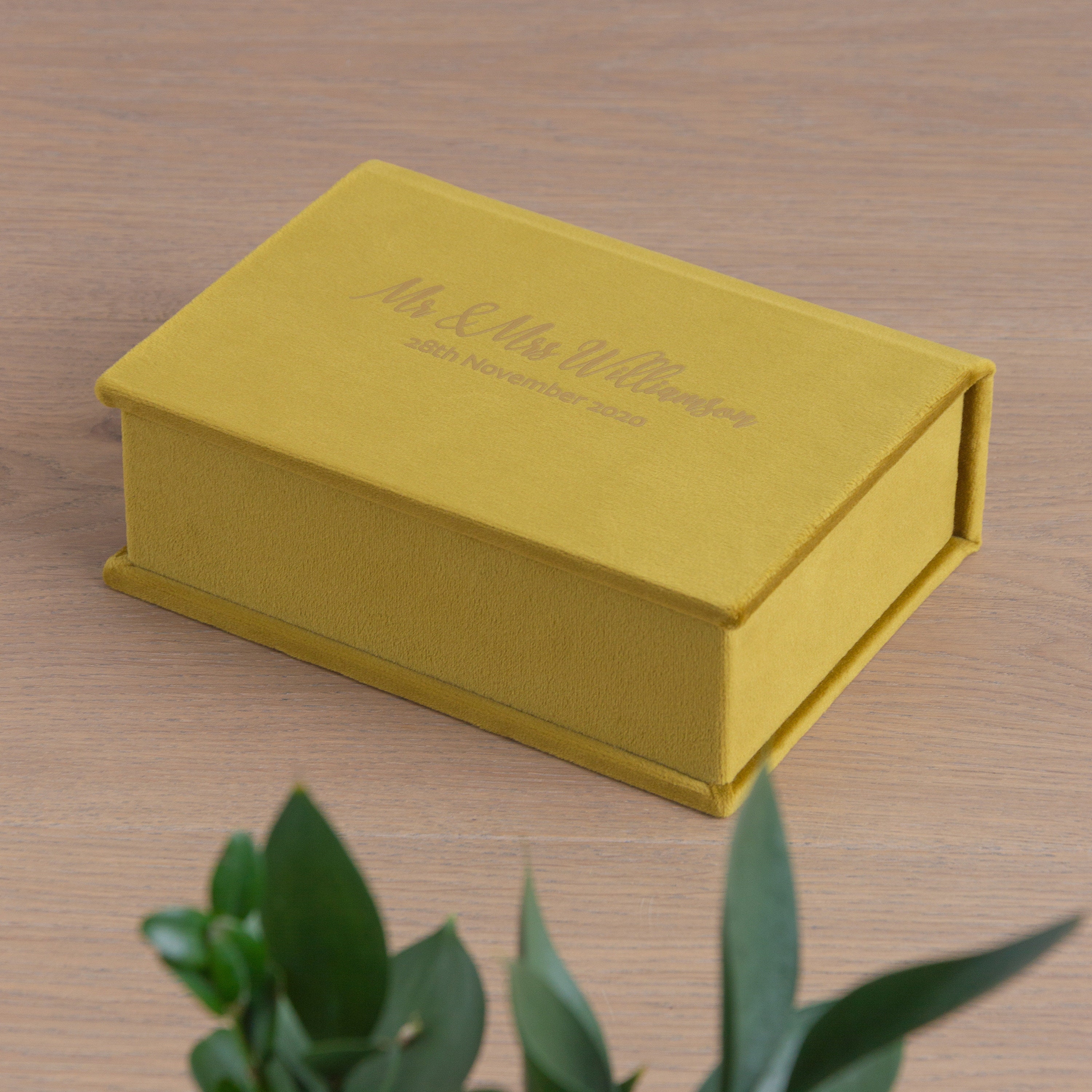 Memory Box, Keepsake Box, Photo Album Clamshell Box, Custom Size