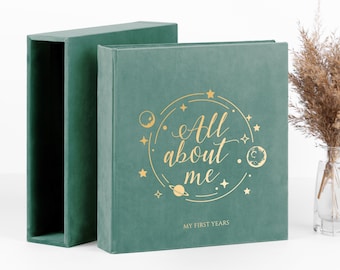 Personalized Baby Scrapbook | Custom Baby Memory Book | Self-adhesive Baby Photo Album