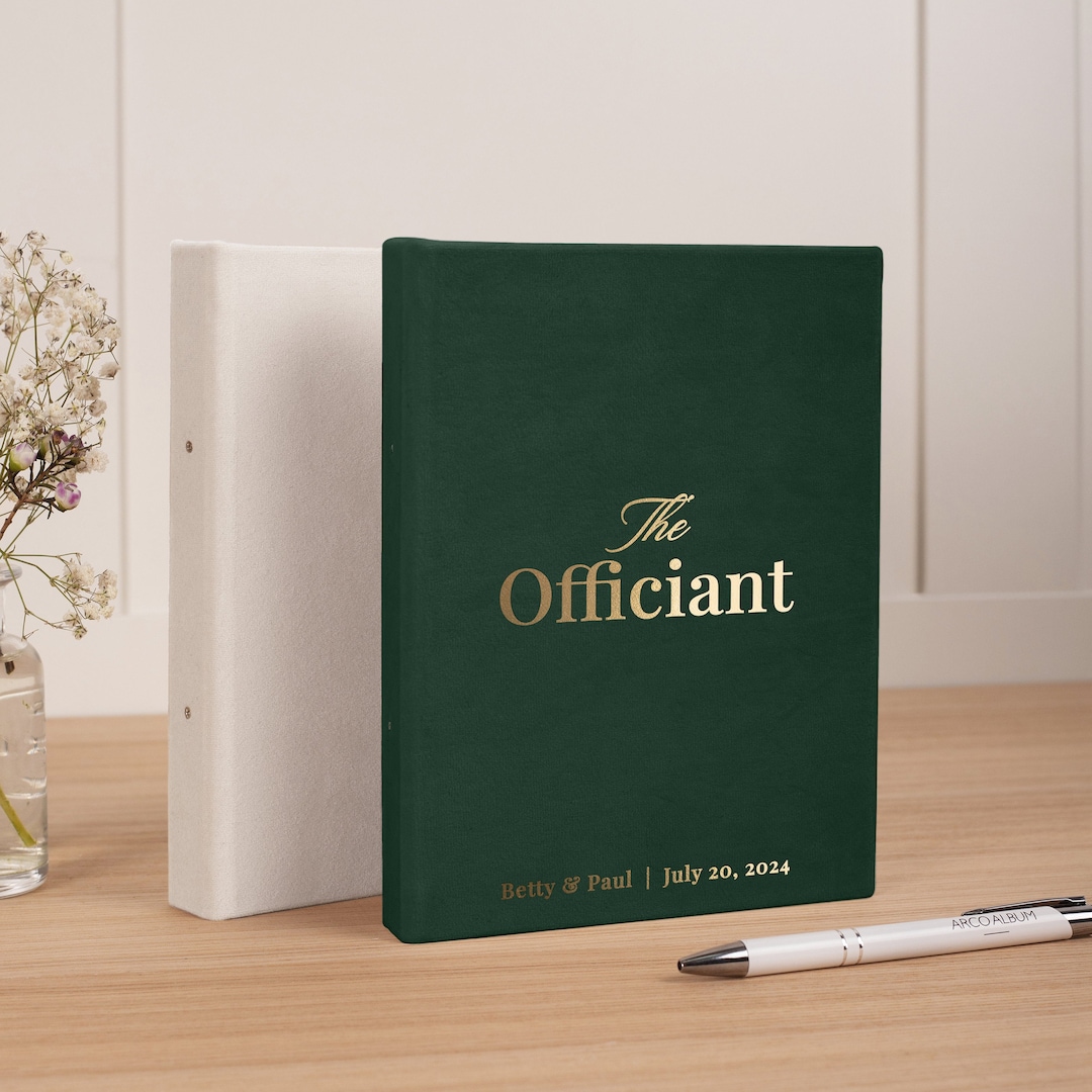 Personalized Marriage Book | Hard Cover Wedding Ceremony Book | Custom Wedding Readings Book ...