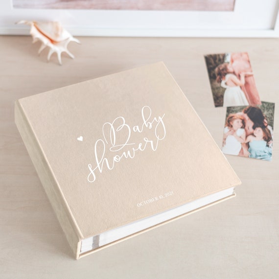 Baby Boy Memory Book, Baby Girl Scrapbook Album, Baby Shower