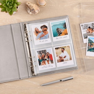 Album fotografico Instax Square, album fotografico personalizzato per Fujifilm Instax Square SQ1, SQ6, SQ20 ecc. / Album per tutte le foto istantanee fino a 3x4"