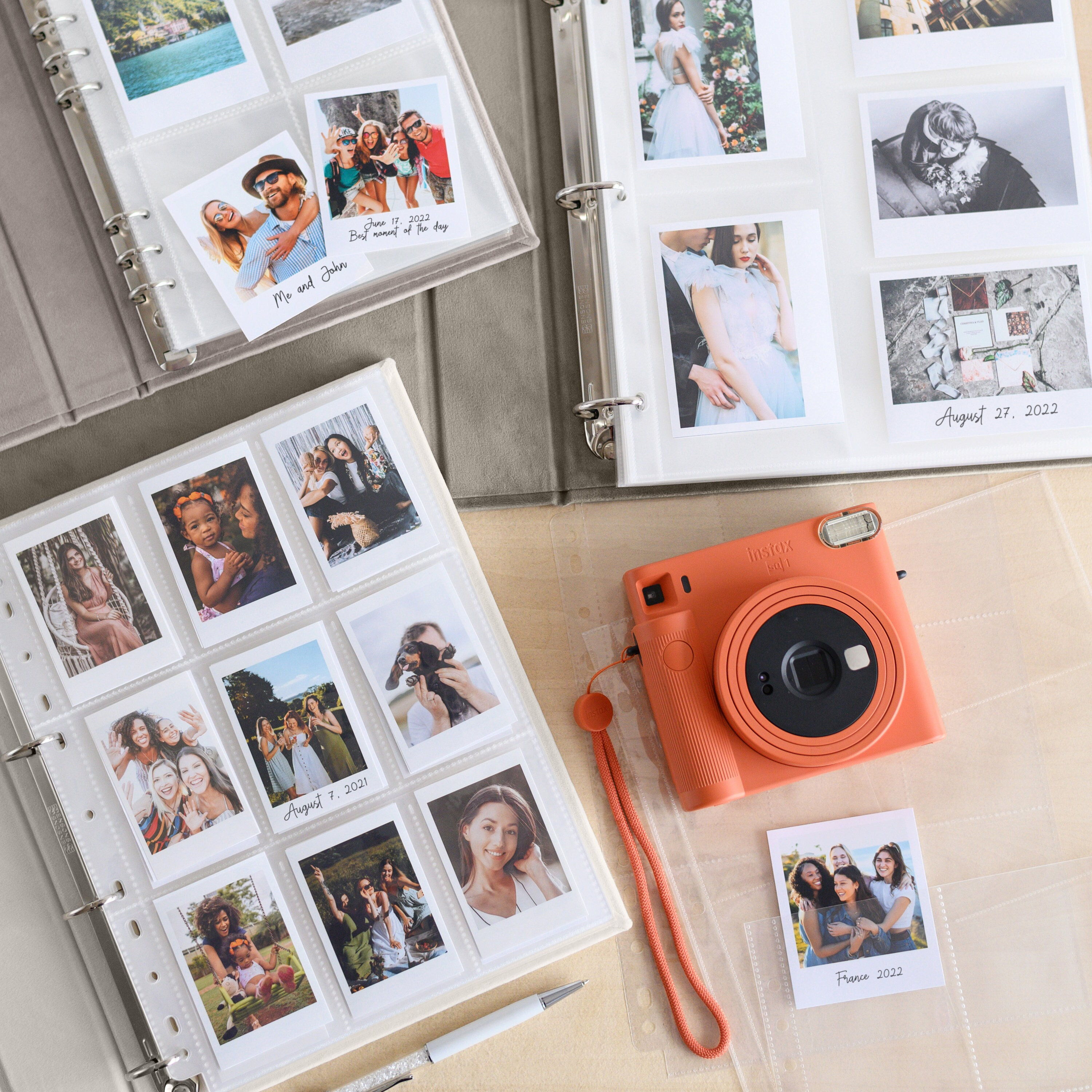Couples Polaroid Scrapbook Custom Instax Square Memory Book Gifts for Her  Valentine's Anniversary Photo Album 