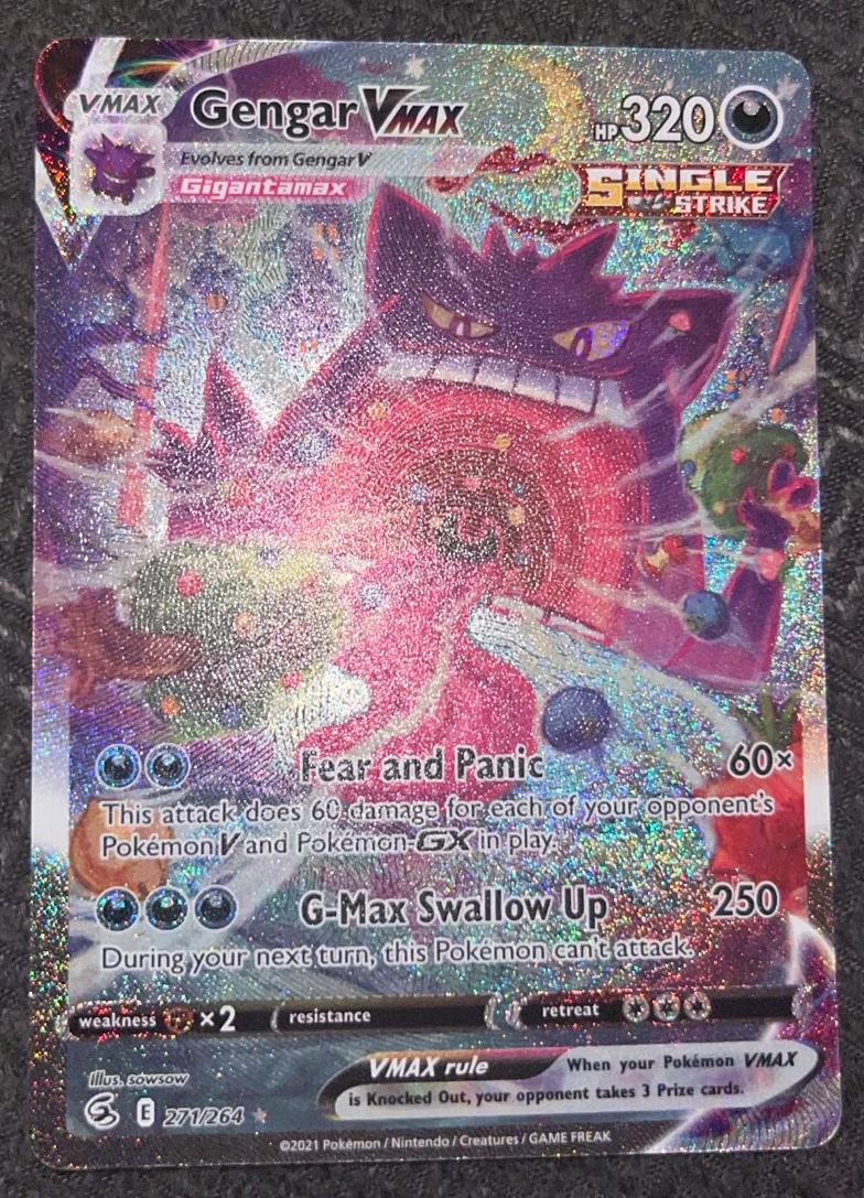 Gengar 271/264 Pokemon TCG, Pokemon Bundle with guaranteed hit card in each  pack, Read The Description!