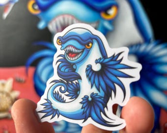 Nudibranch Sticker, Sea Slug Monster Sticker, Good Quality Art Sticker
