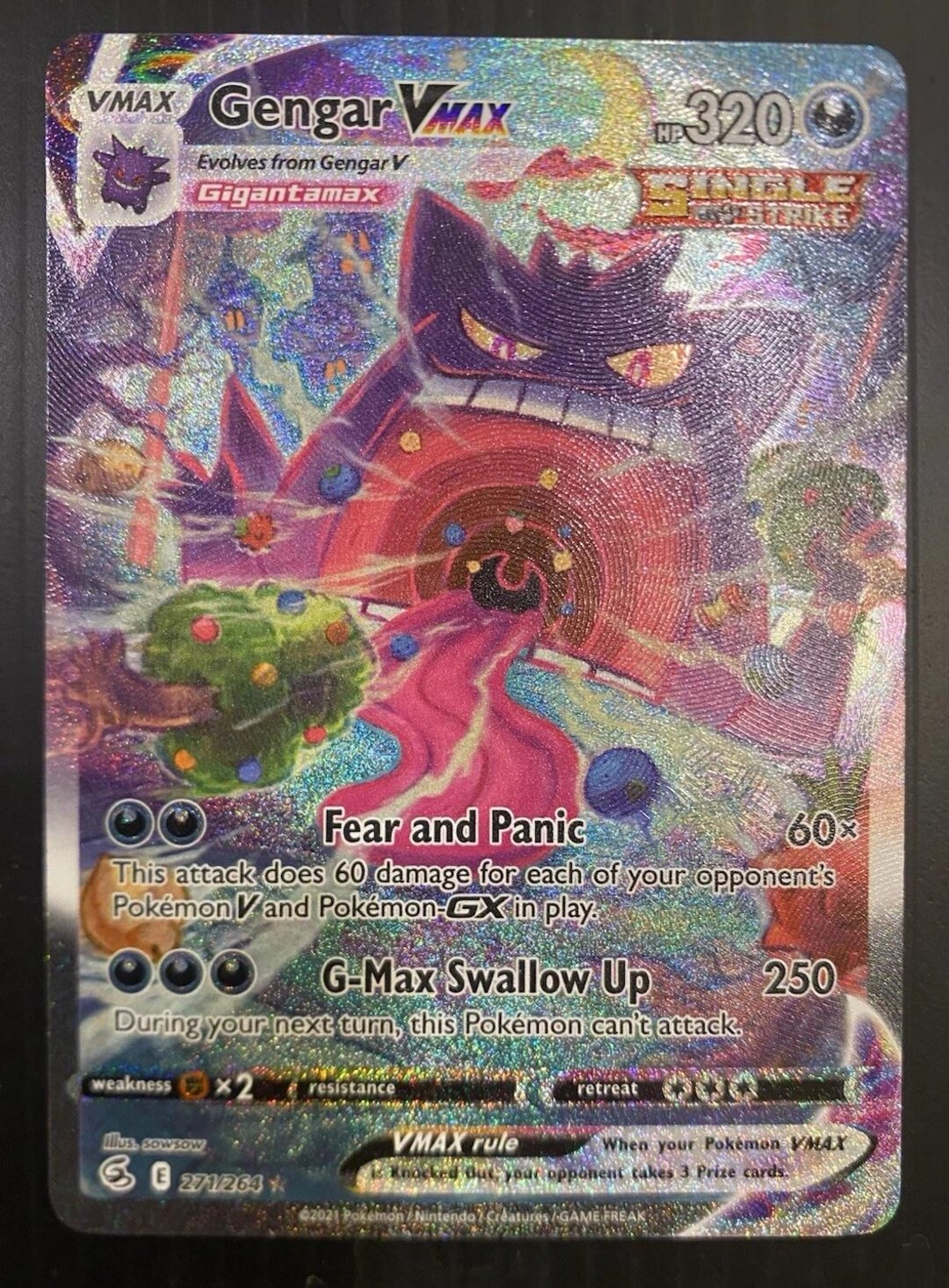 Gengar 271/264 Pokemon TCG, Pokemon Bundle With Guaranteed Hit Card in Each  Pack, Read the Description! - Etsy