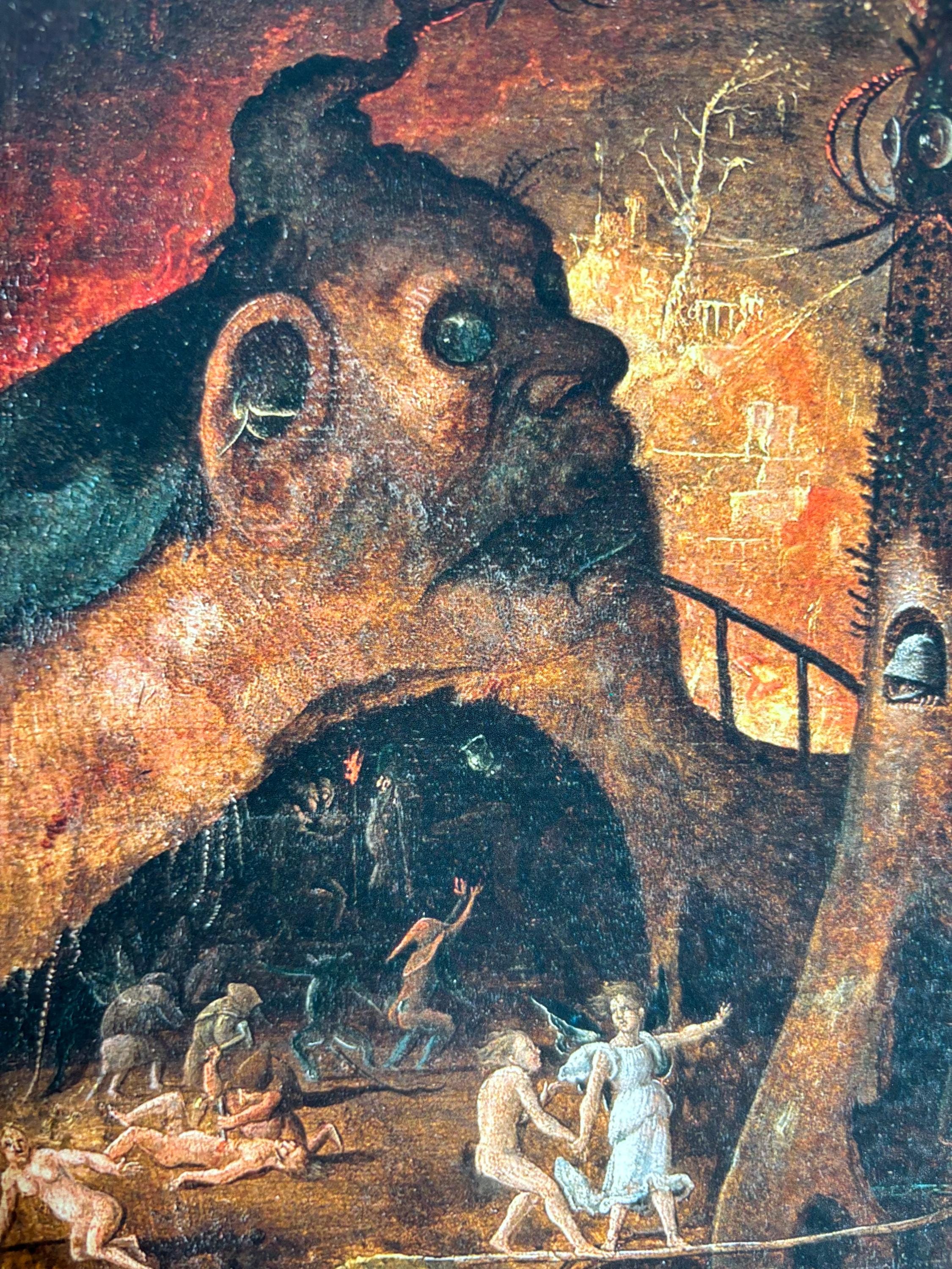 悪魔クランプスサタン邪悪な芸術、ダークアート、ゴシックアート、中世