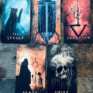 Spirits & Shadows Oracle - 52 Card Intuitive Deck Featuring Original Art by J Edward Neill