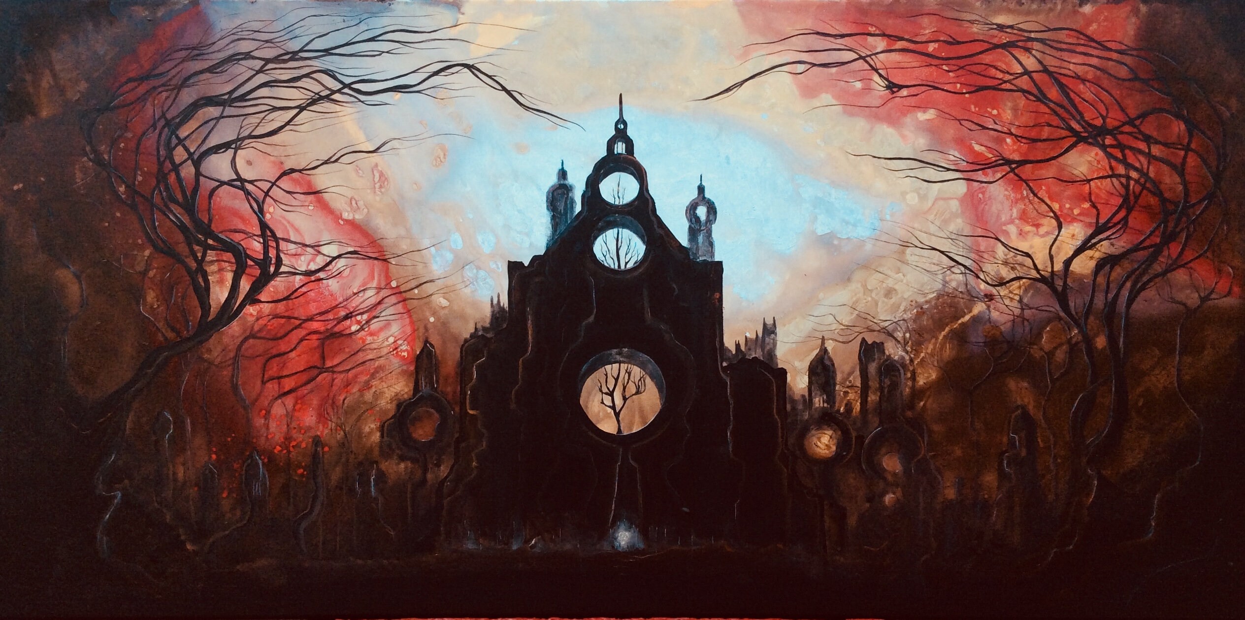 Готика картины маслом