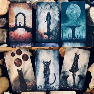 Lot Mega Tarot Deck - Un jeu de Tarot Voyage dans l'ombre et un jeu de Tarot du Chat hanté - Voir la description pour plus de détails