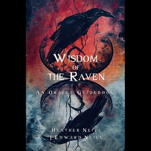 Wisdom of the Raven Anleitungsbuch - Digitaler PDF-Download - Herunterladbares Orakel-Begleiterbuch mit Definitionen und Shadowy Corvid Card Art
