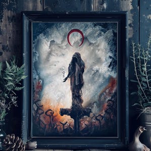 Cryptic Art Print Bundle - Set of Four Dark Artworks - Haunting Surreal Spirits