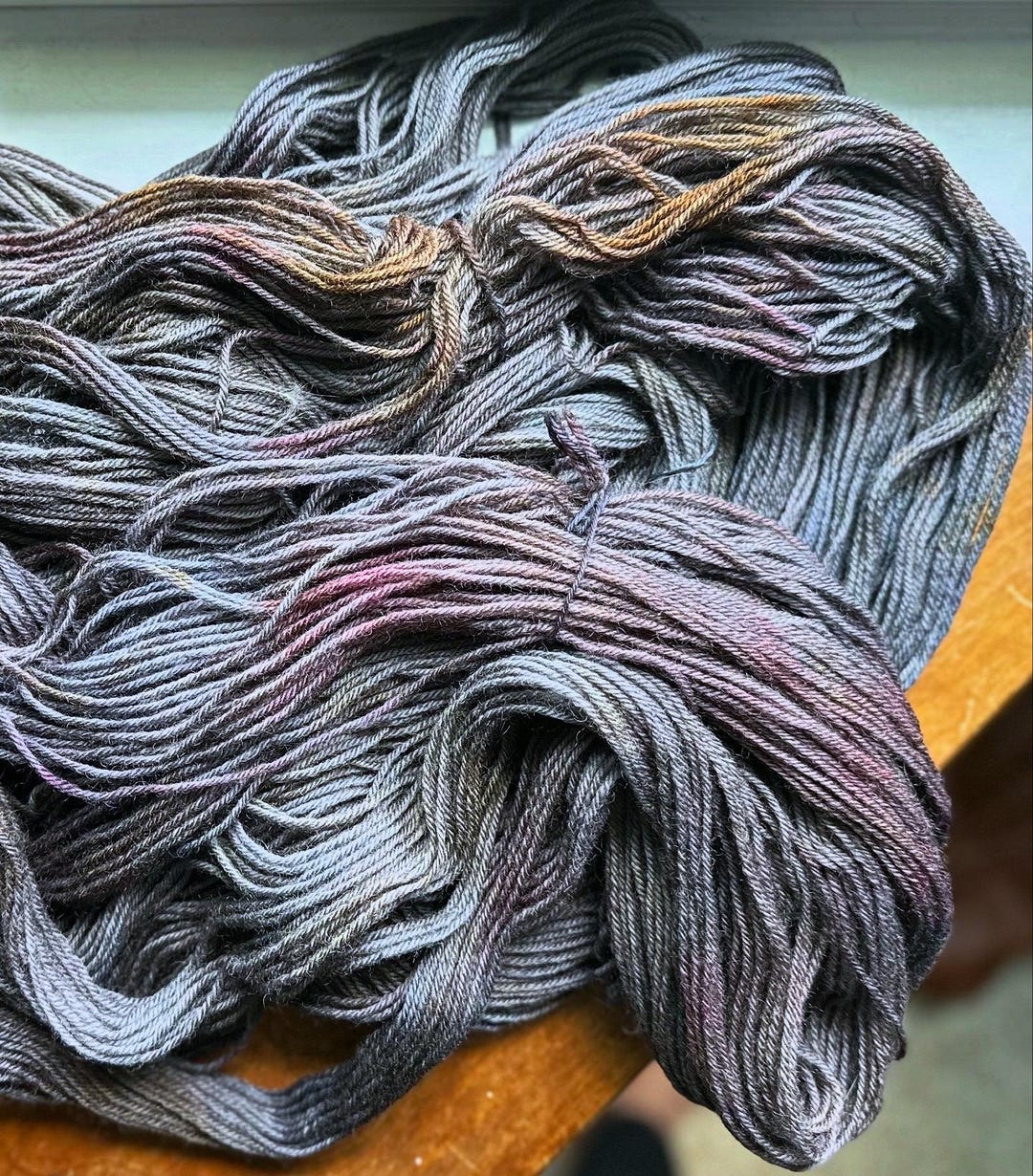 Peruvian Grey Woodsmoke: Hand-dyed Peruvian Highland Wool, Nonsuperwash Sport Grey ...
