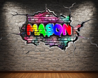 Graffiti Wall Decal Etsy