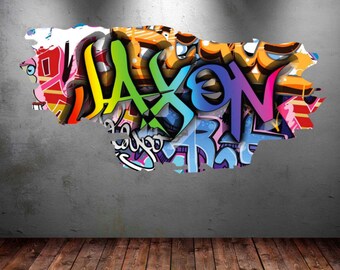 Graffiti Wall Decal Etsy