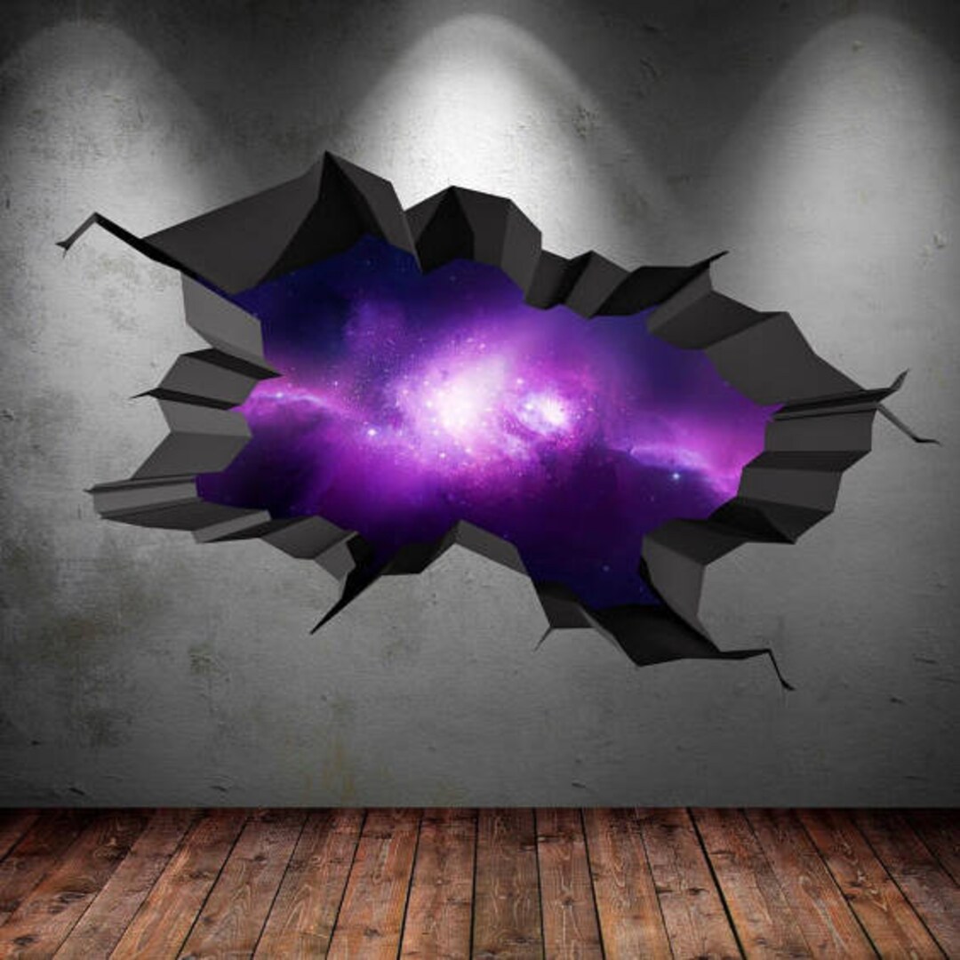 GALAXY WALL DECAL Space Decal Universe Wall Sticker Etsy